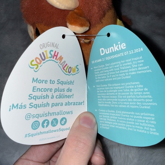 BNWT: 5” Dunkie Squishmallow - Picture 4 of 9